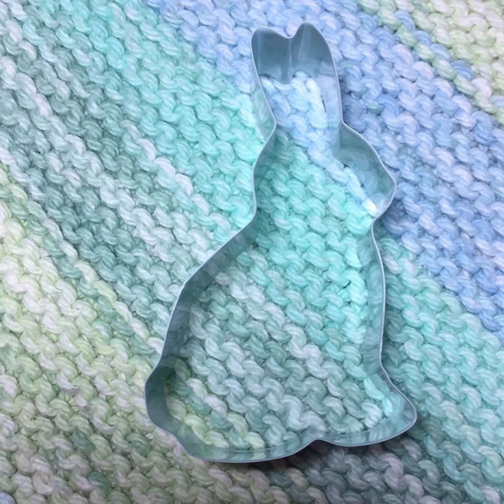 Rae Dunn Blue Bunny Cookie Cutter